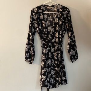 Loft long sleeved wrap dress